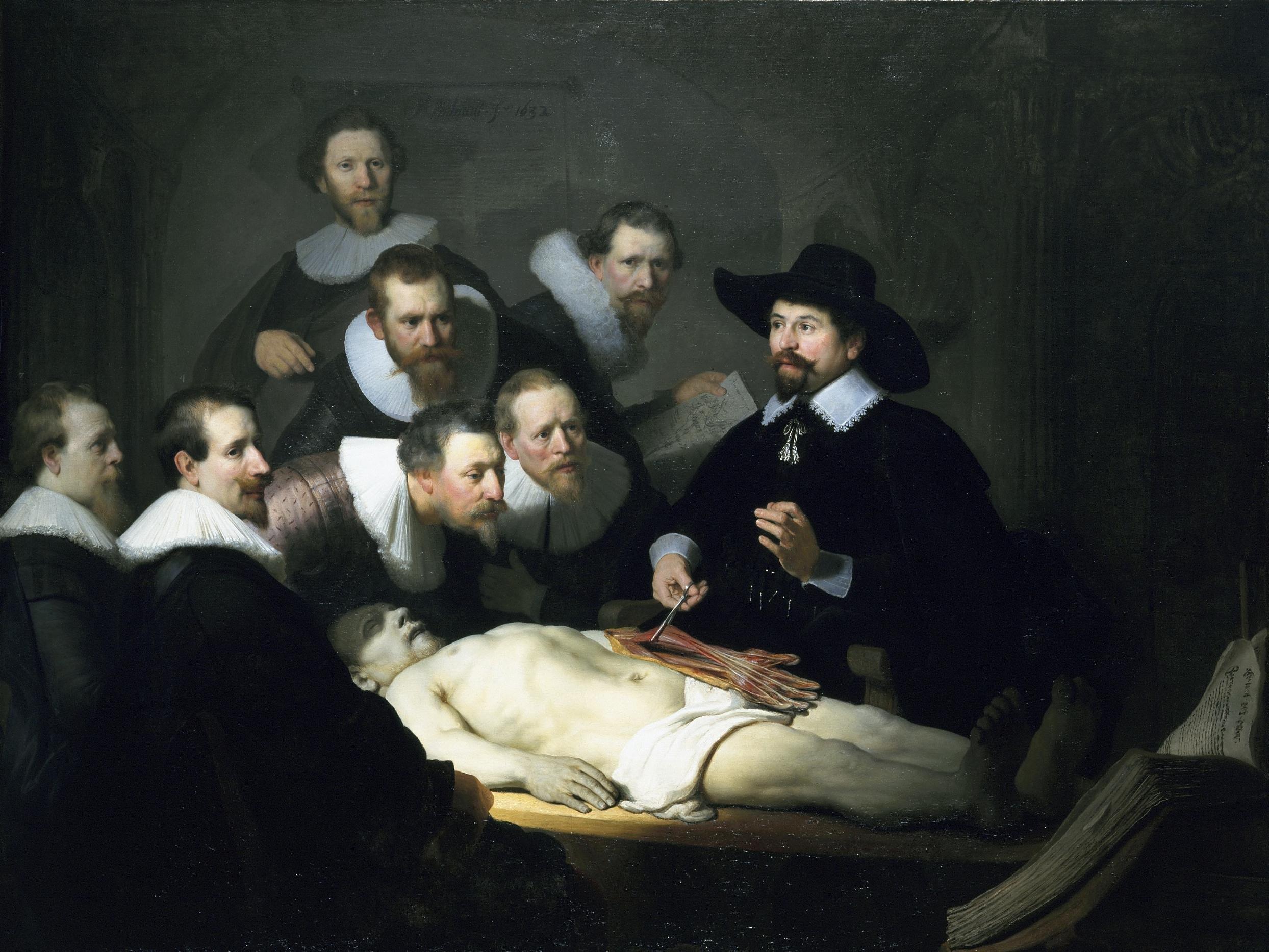 Rembrandt: The Anatomy Lesson of Dr. Nicolaes Tulp 